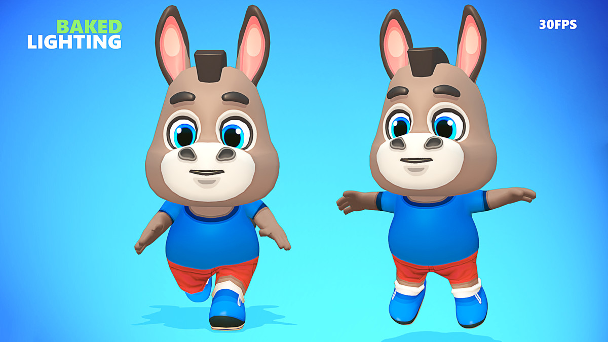 Donkey Mule Animated