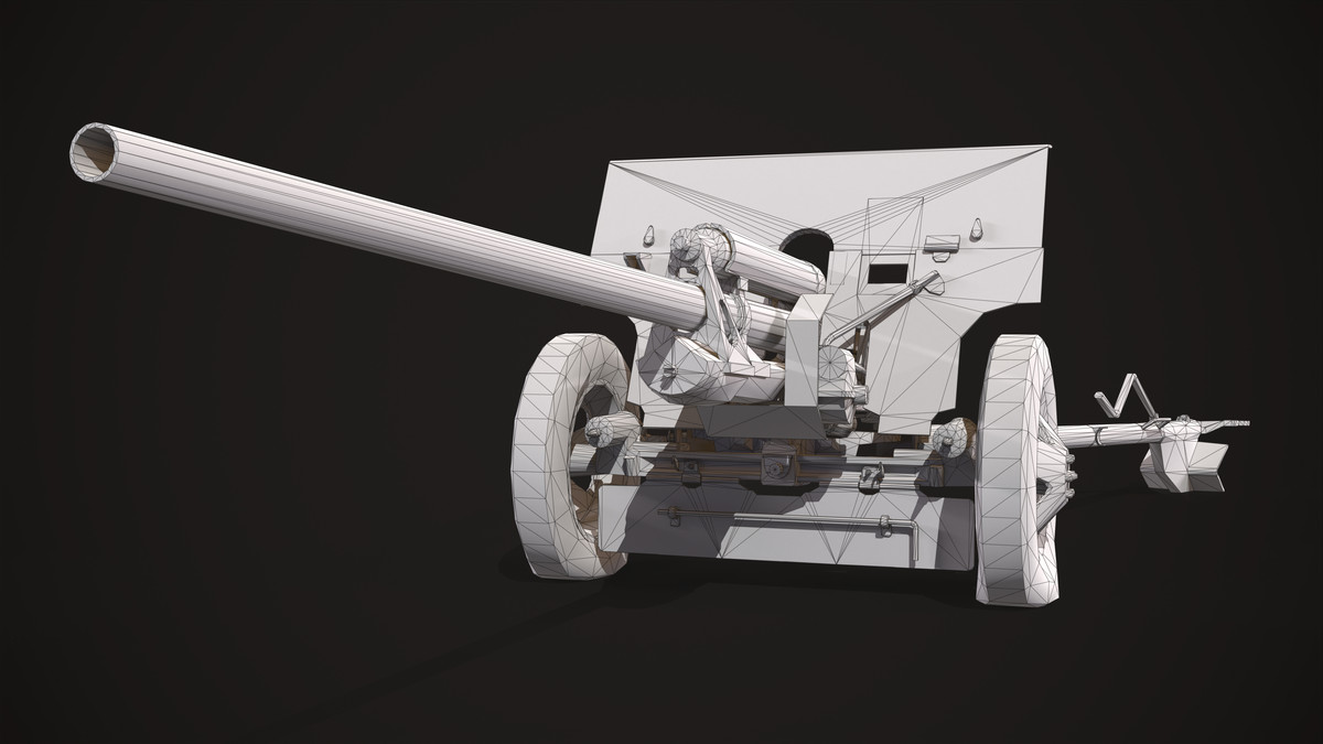 ZIS 2 Cannon WW II