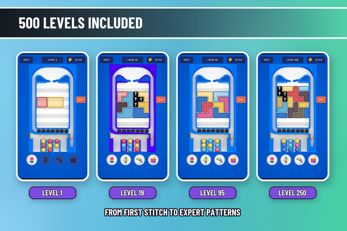 Yarn Bounce | Puzzle Game Template + Level Editors + Ads