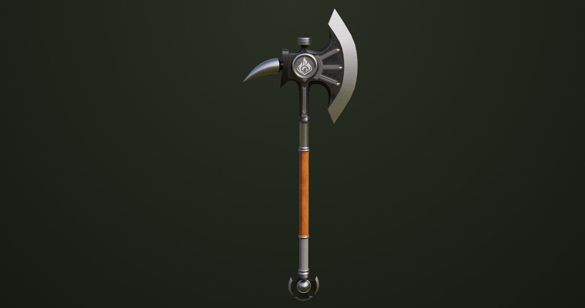 Battle Axe 11 URP HDRP Textures