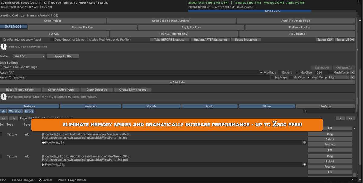 MAG Optimization Mega Pack
