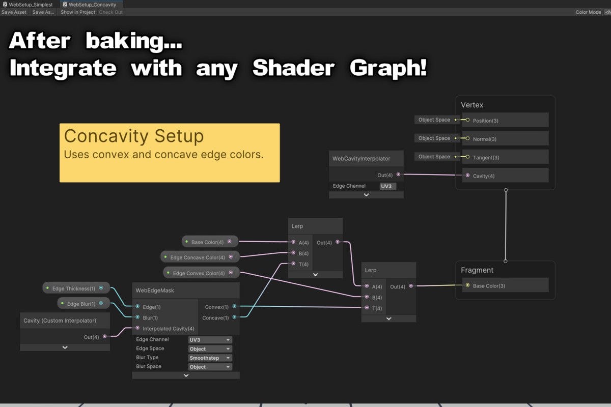 Wireframe Edge Baker
