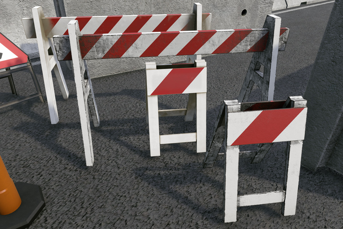 Road Cones, Barriers & Street Props