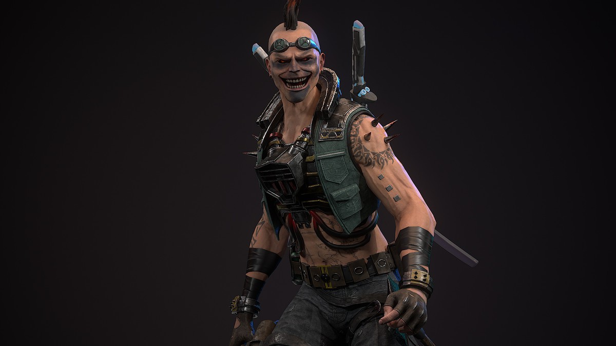 Sci-Fi Punk Warrior
