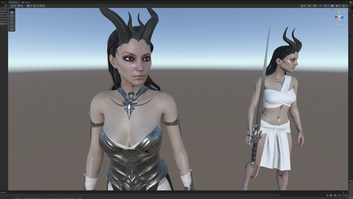 Fantasy Demones Girl