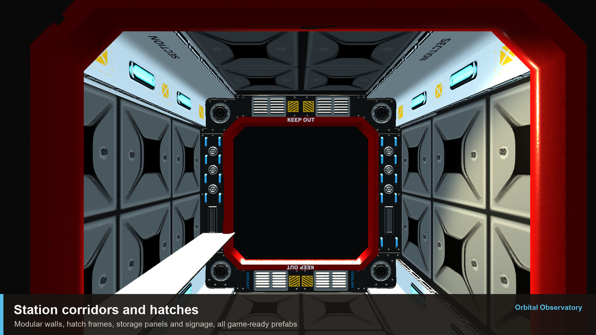 Orbital Observatory — Space Station Interior, Props and Demo Scenes