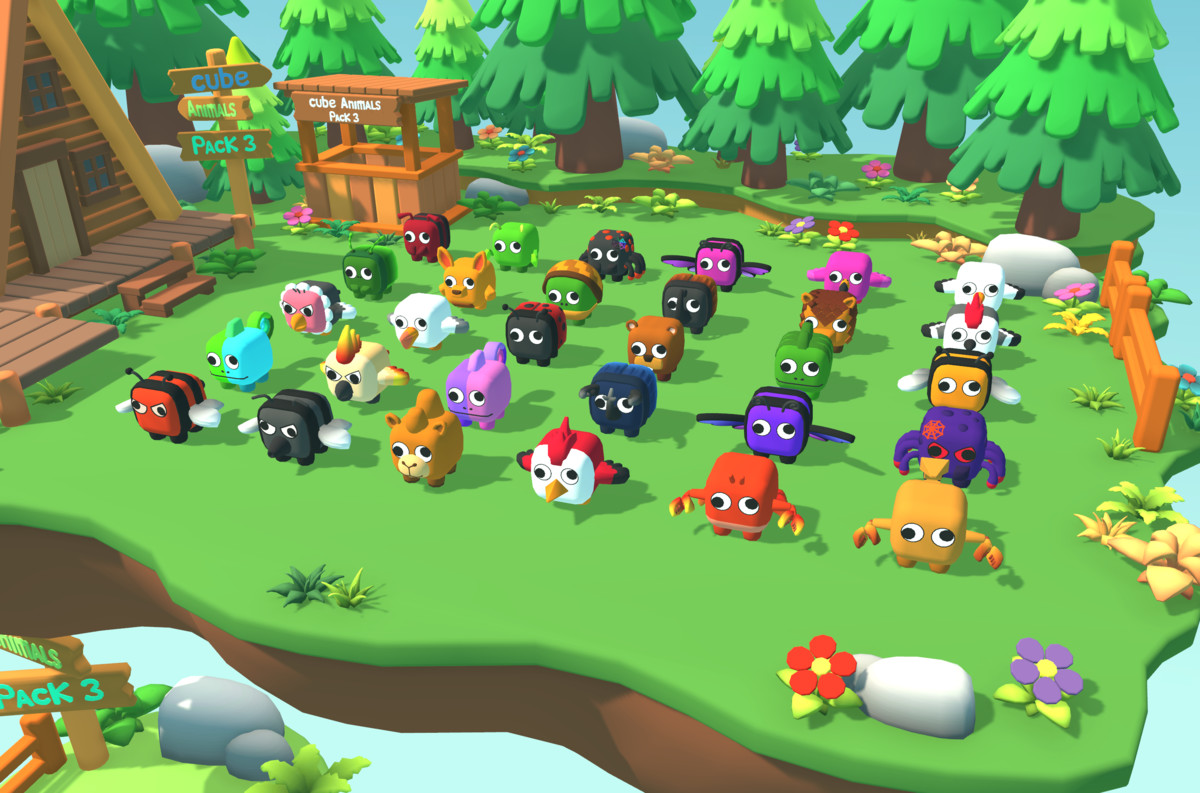 Cute Magic – Cube Animals Pack 3