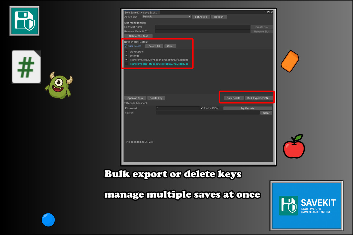 SaveKit – Lightweight Save/Load Solution for Unity