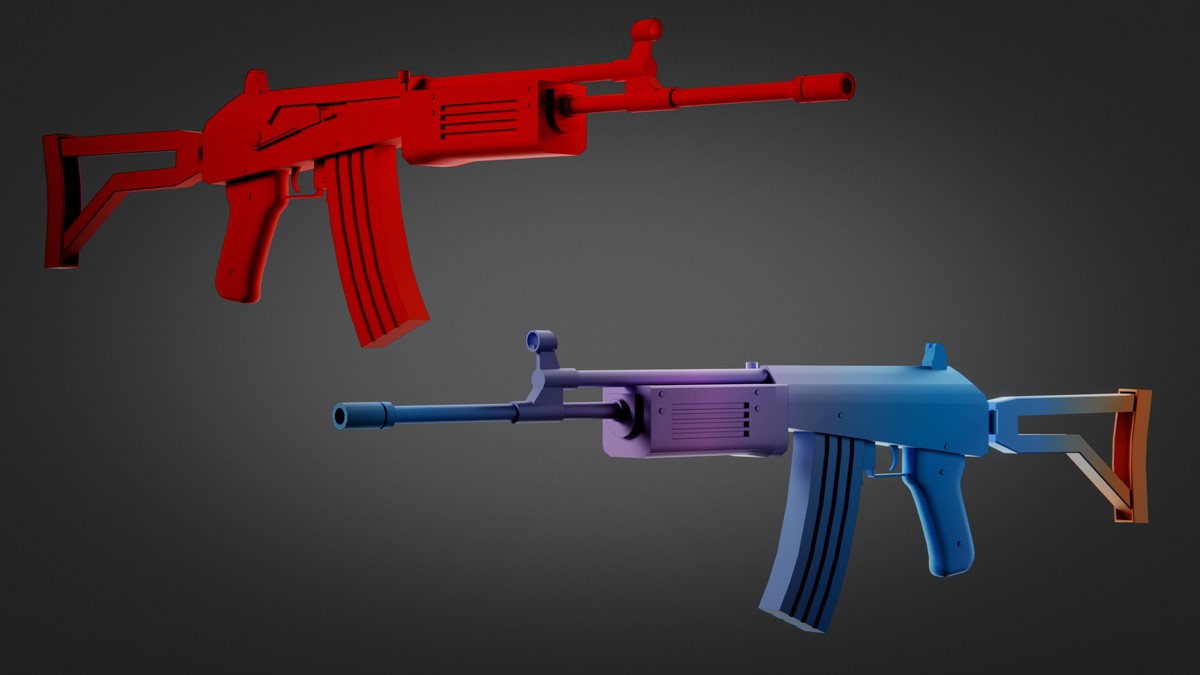 Ultimate Weapon Pack — 23 Guns + 943 Skins (Low Poly, Stylized, FPS/TPS Ready)