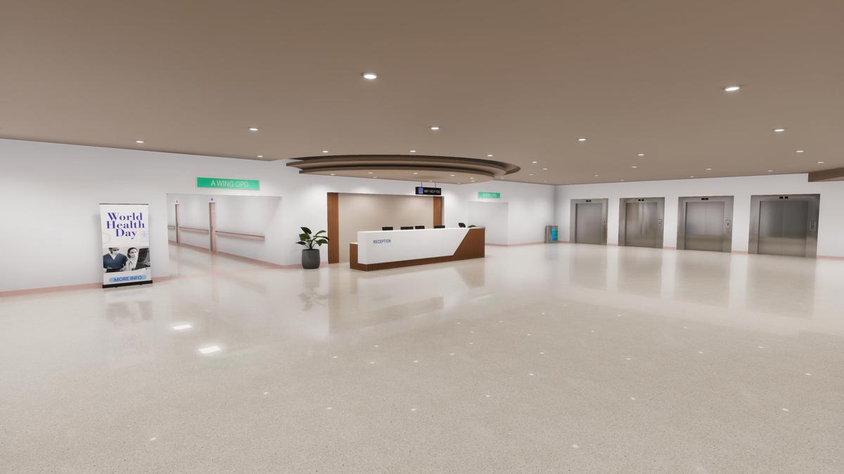 Hospital Reception & Corridor