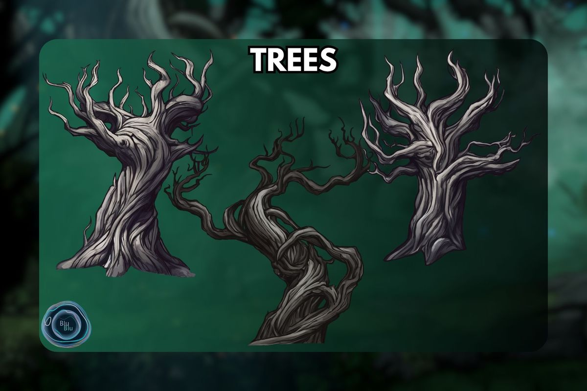 2D Platformer Dark Forest