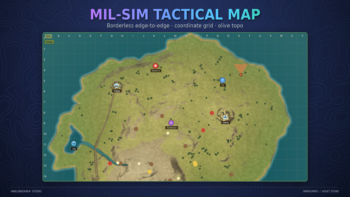 Map GUI Pro - Minimap, Map & Compass