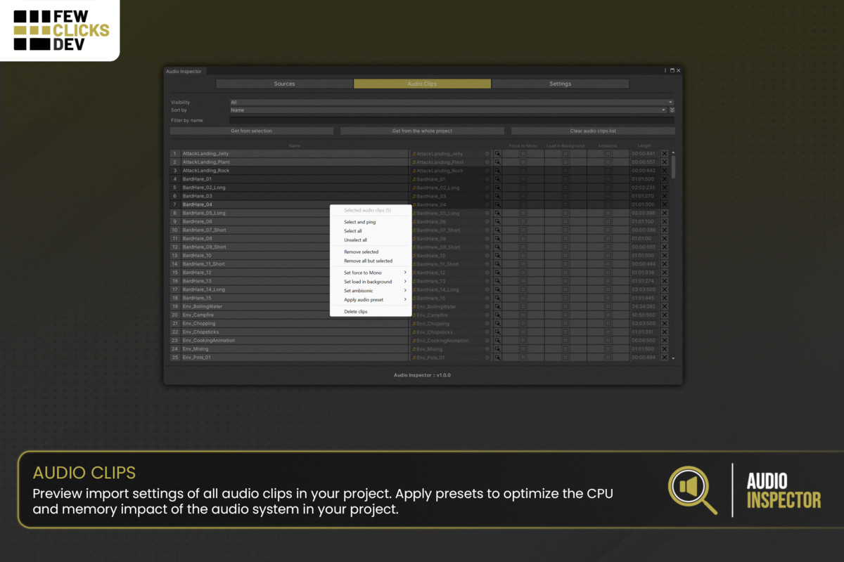 Audio Inspector
