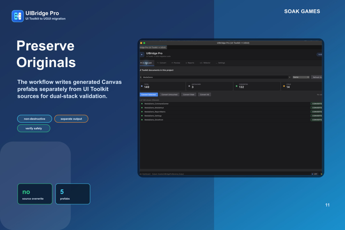 UIBridge Pro — UI Toolkit to UGUI Migrator