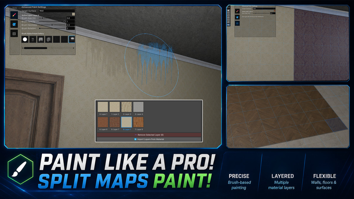 3Click Interior: Fast Room Builder & Layer Painter