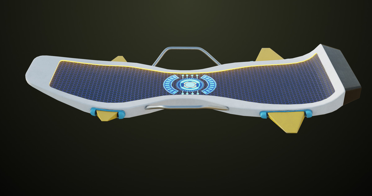 Sci Fi Hoverboard 7 URP HDRP Textures