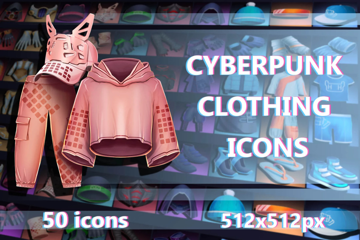 2700 Cyberpunk RPG Icons Pack
