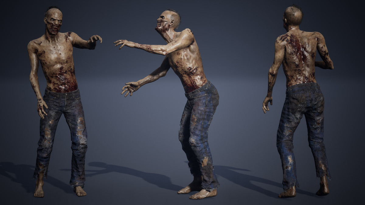 Zombie Male AAA