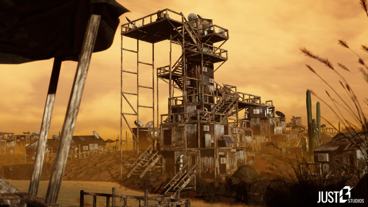 Modular Post Apocalyptic Desert Environment (Desert City,Desert Village)