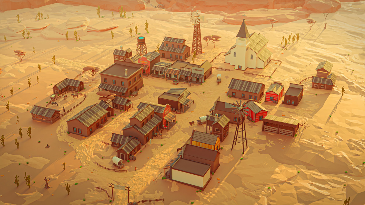 Wild West - Low Poly 3D Models Pack