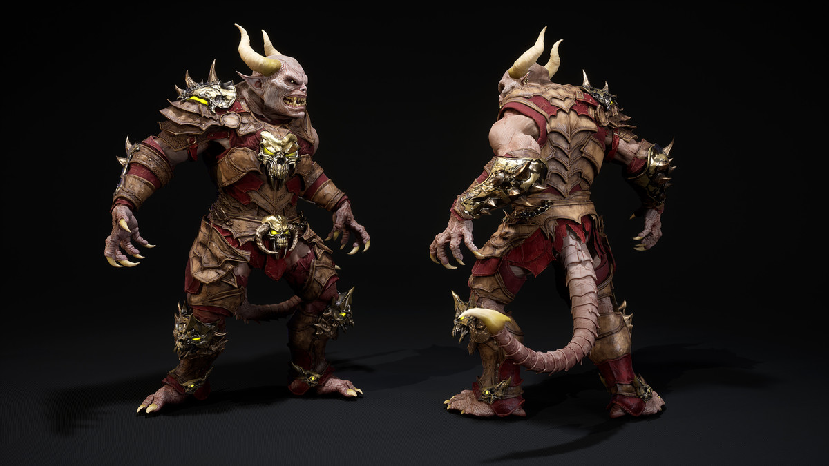 Medieval Demon Creature
