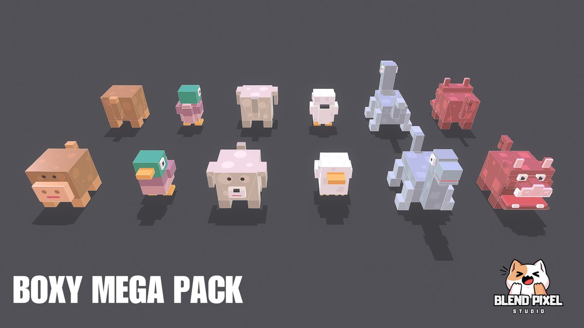 Cartoon Animal Pack 02