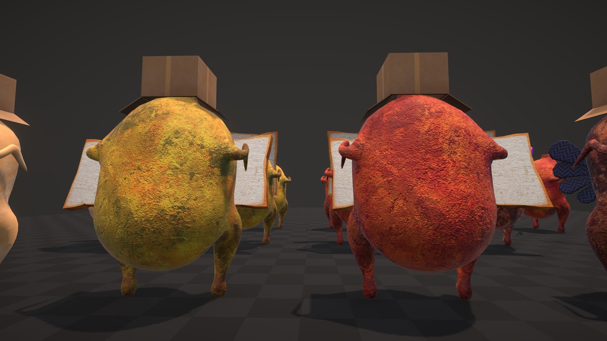 Fried Chicken 3D – Animated Character