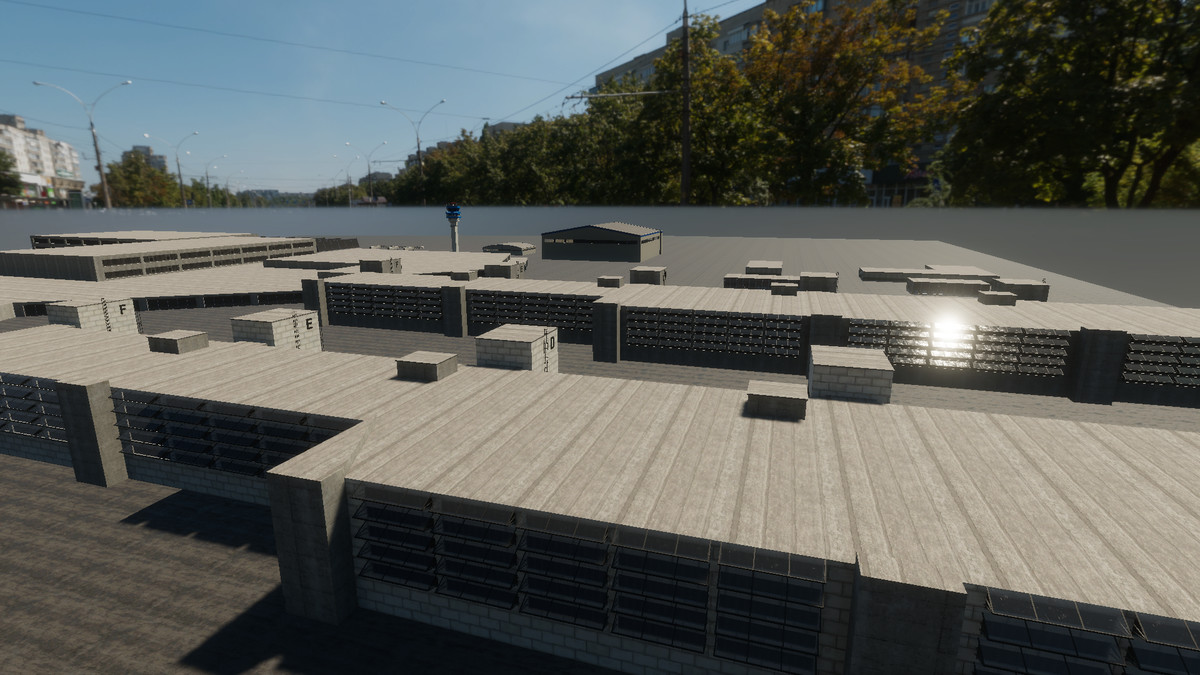 Airport buildings