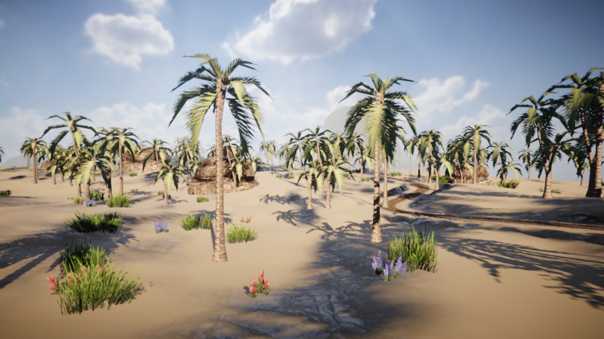 Mobile Palm Tree Bundle (for URP)