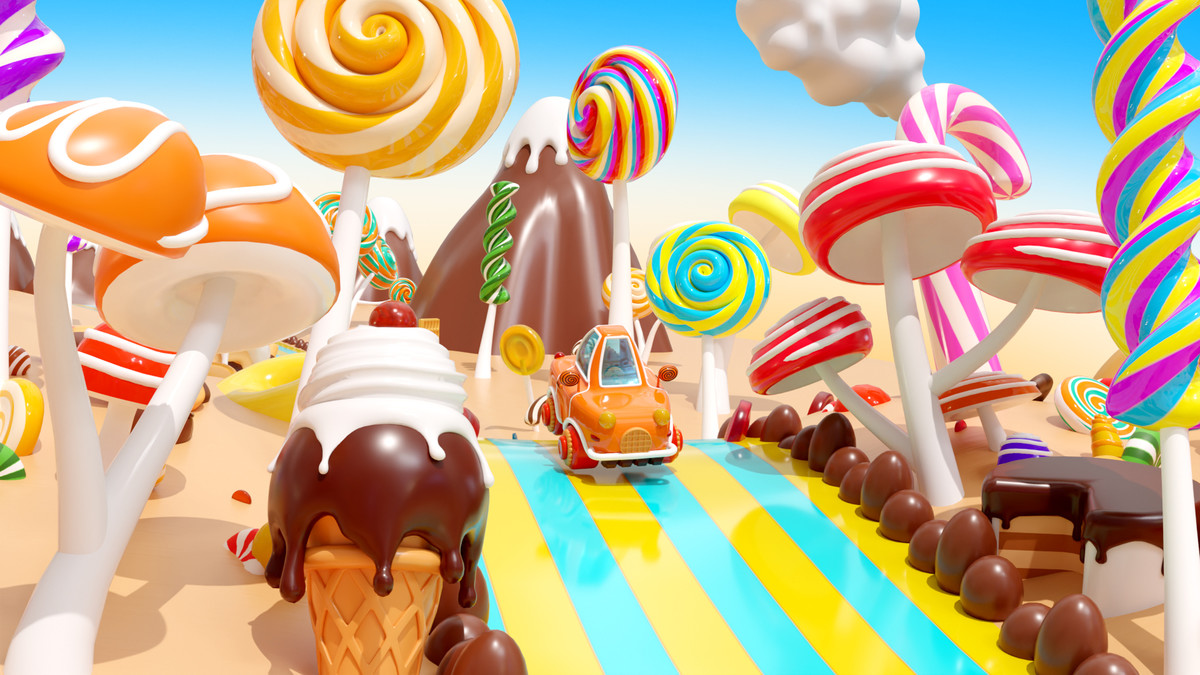 P3D: Candy Land (Stylized Fantasy Environment)
