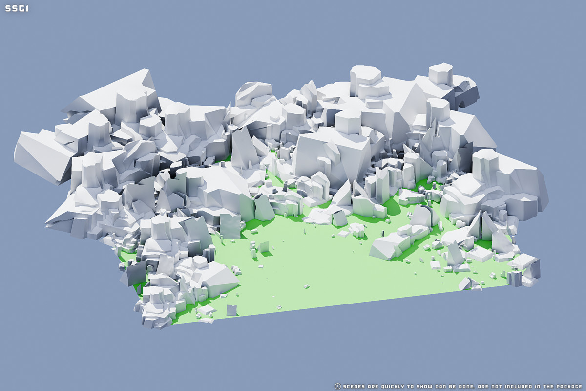 PolyArt Series - Cliffs