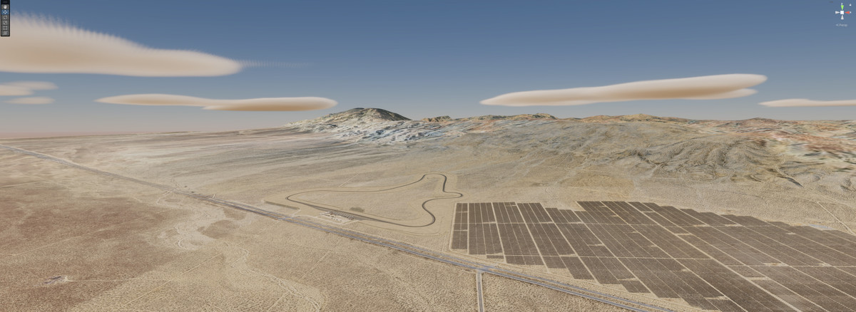 Realistic Race Track California