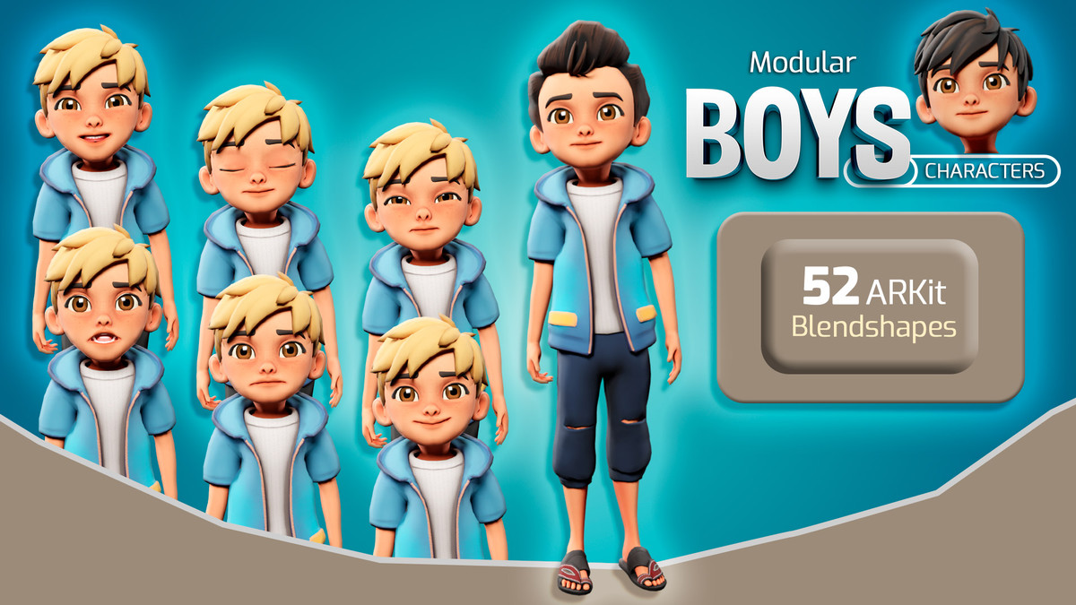 Modular Boys Characters