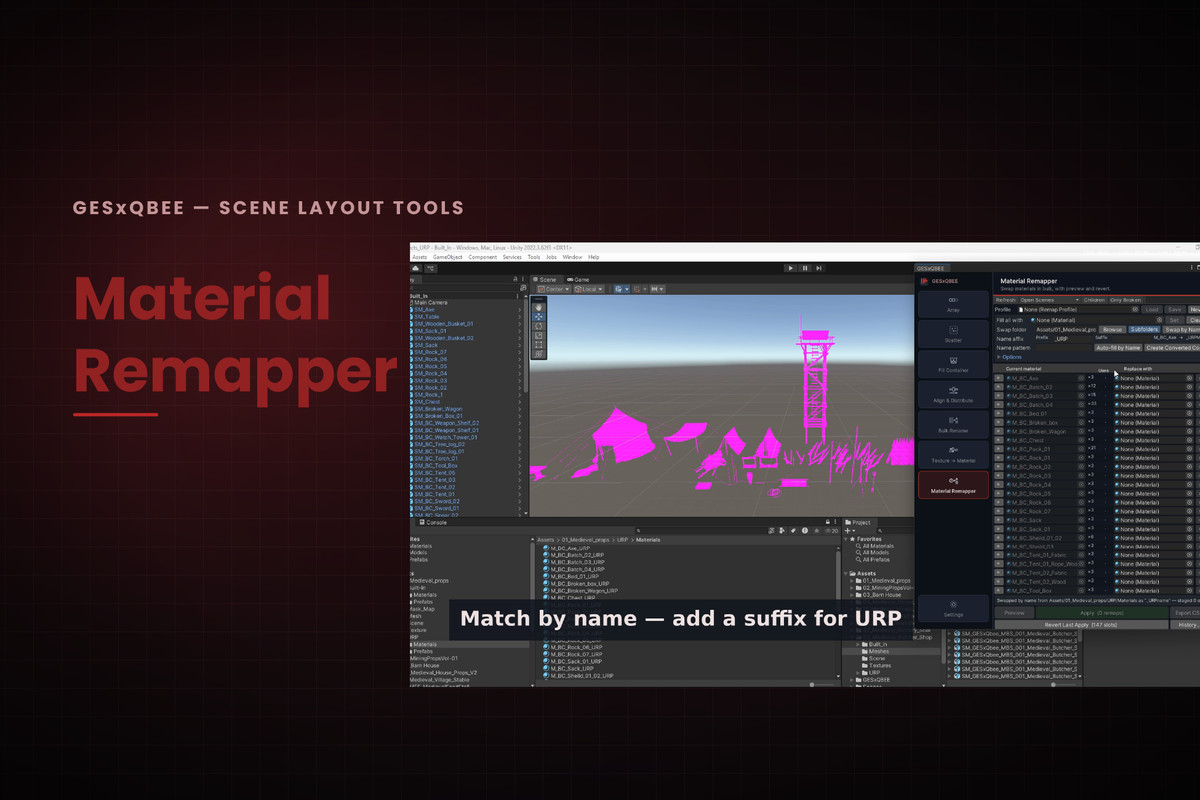 GESxQbee - Scene Layout Tools