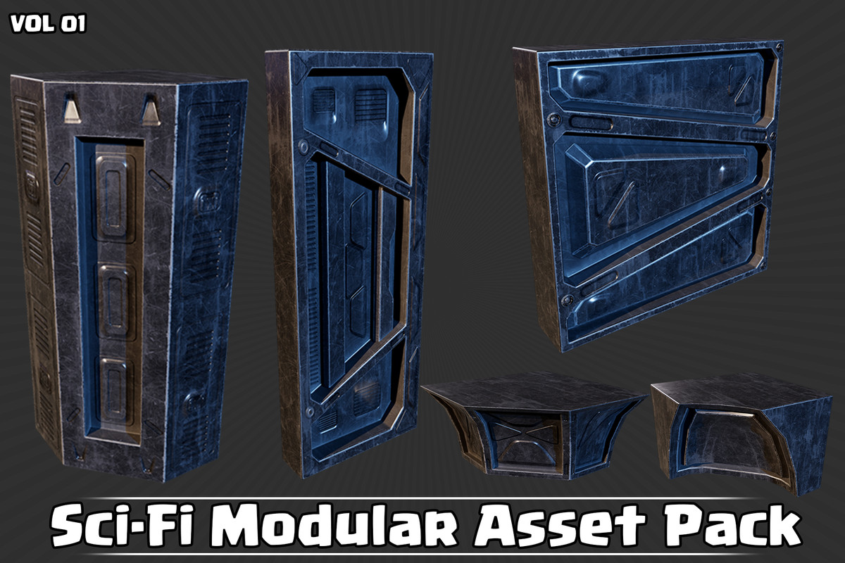 Sci-Fi Modular Assets