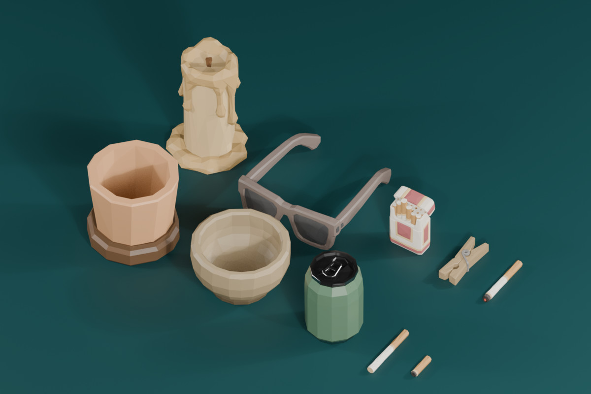 Cute Stylized Living Room Props