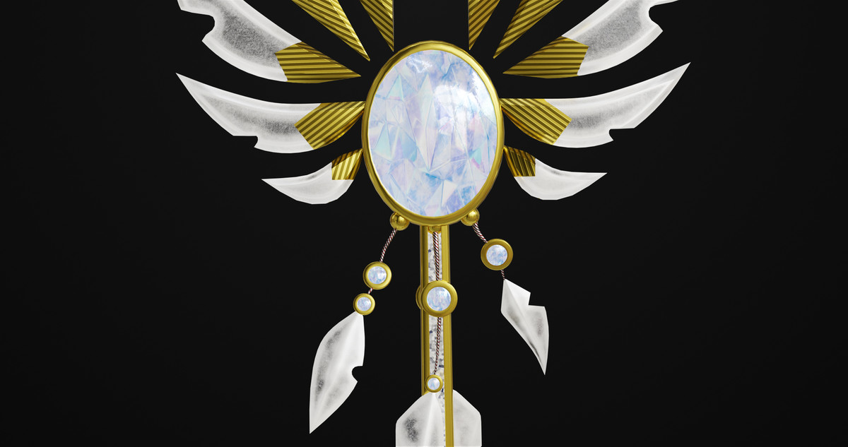 Fantasy Trident 08 URP HDRP Textures