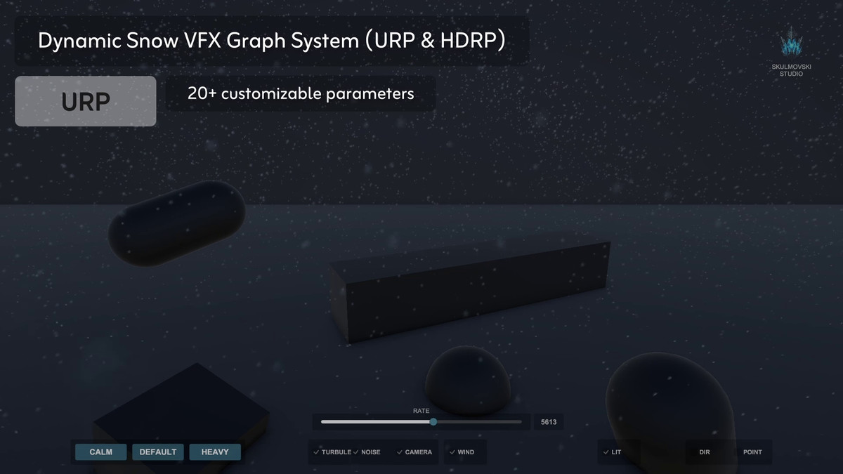 Snow VFX Graph System (URP & HDRP)