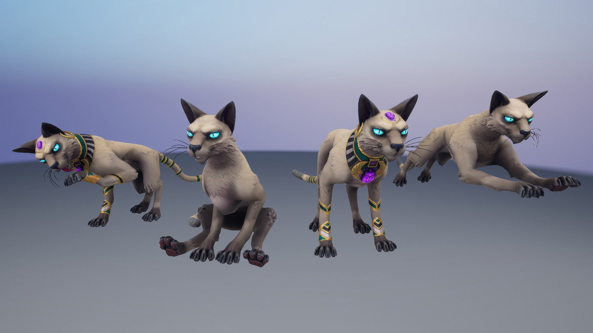 Stylized Egyptian Cat