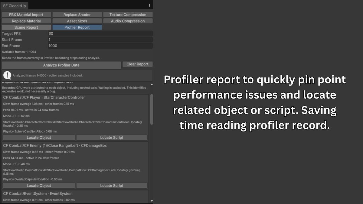 CLEAN IT UP - Workflow & Optimization Tools
