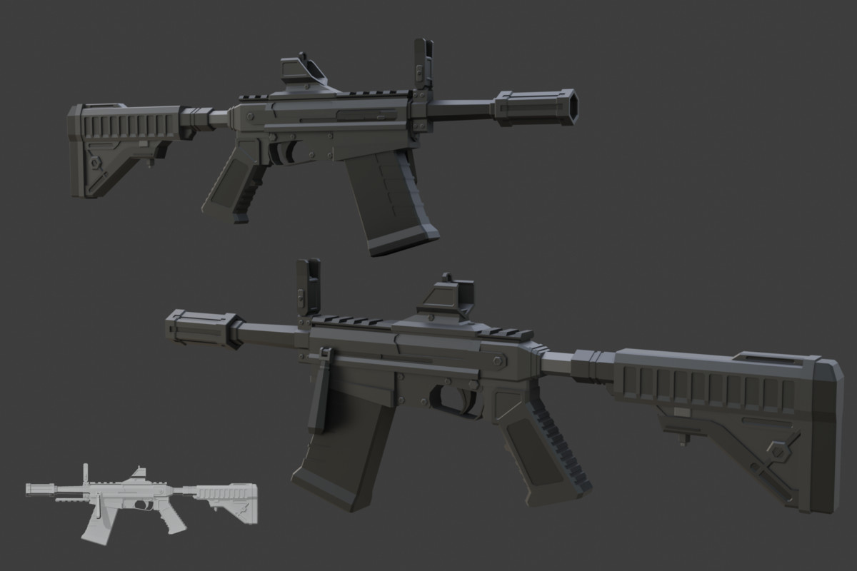 Low Poly Weapon Bundle Pack 3