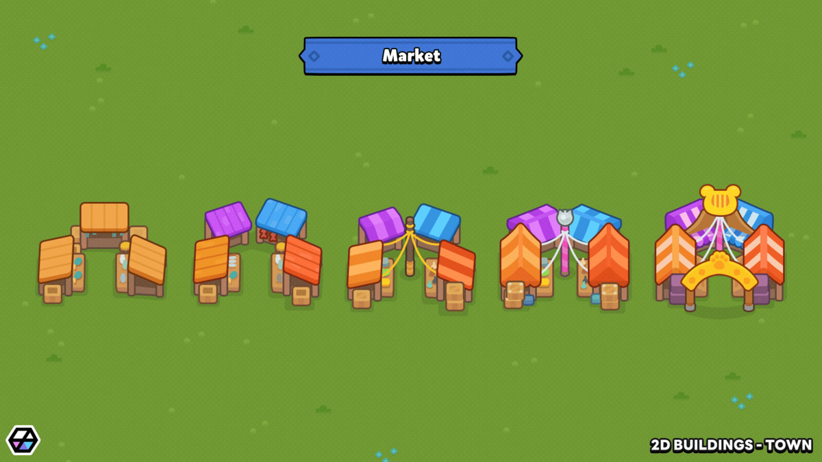 2D Buildings - Town