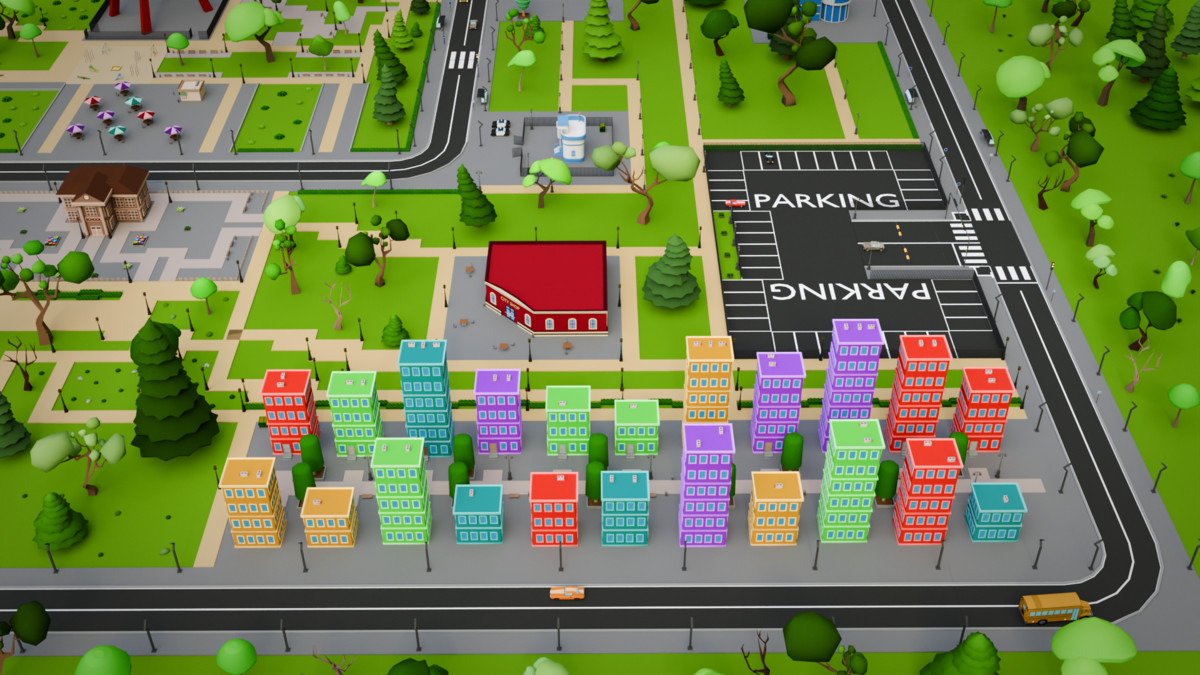 Low Poly City Pack - Mini World Studio