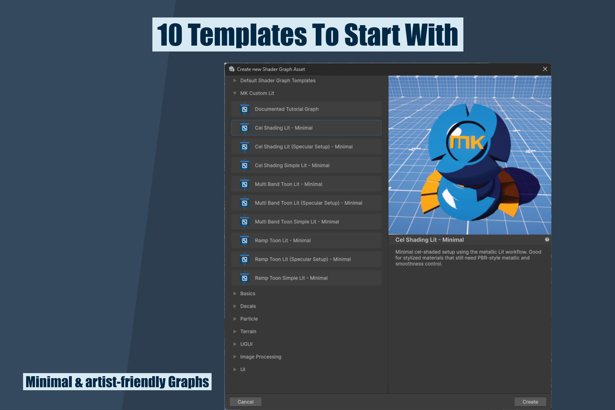 MK Nodes: Toon & Cel Shading for Shader Graph