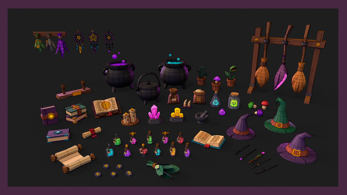 Stylized Magic Props Pack