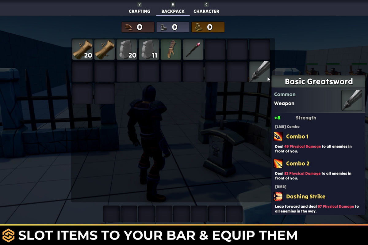 Item Bar system for Spark