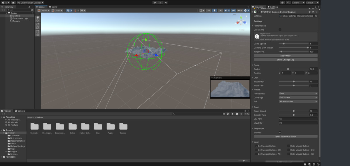 Helixer (RTW Camera Engine)