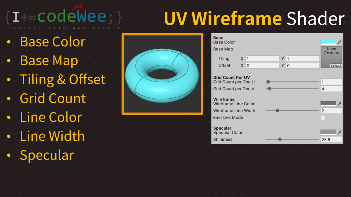 UV Wireframe Shader