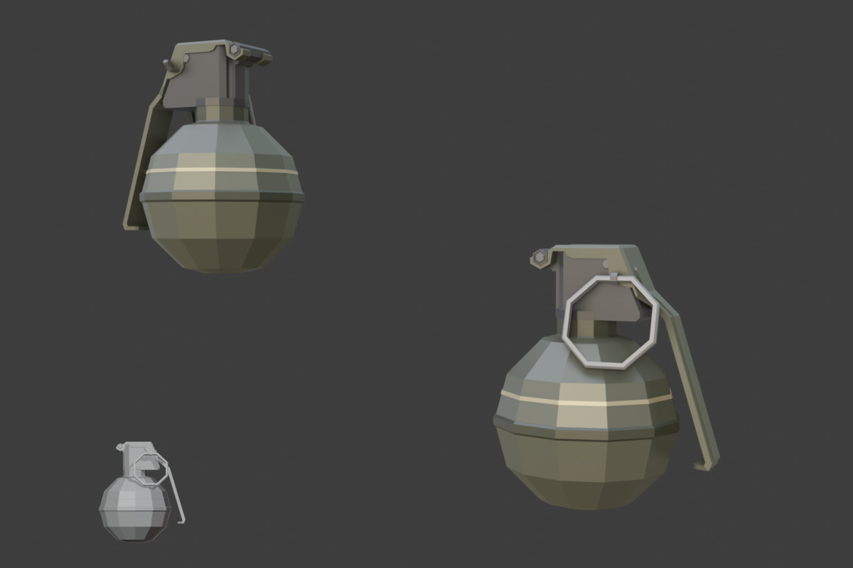 Low Poly Weapon Bundle Pack 3