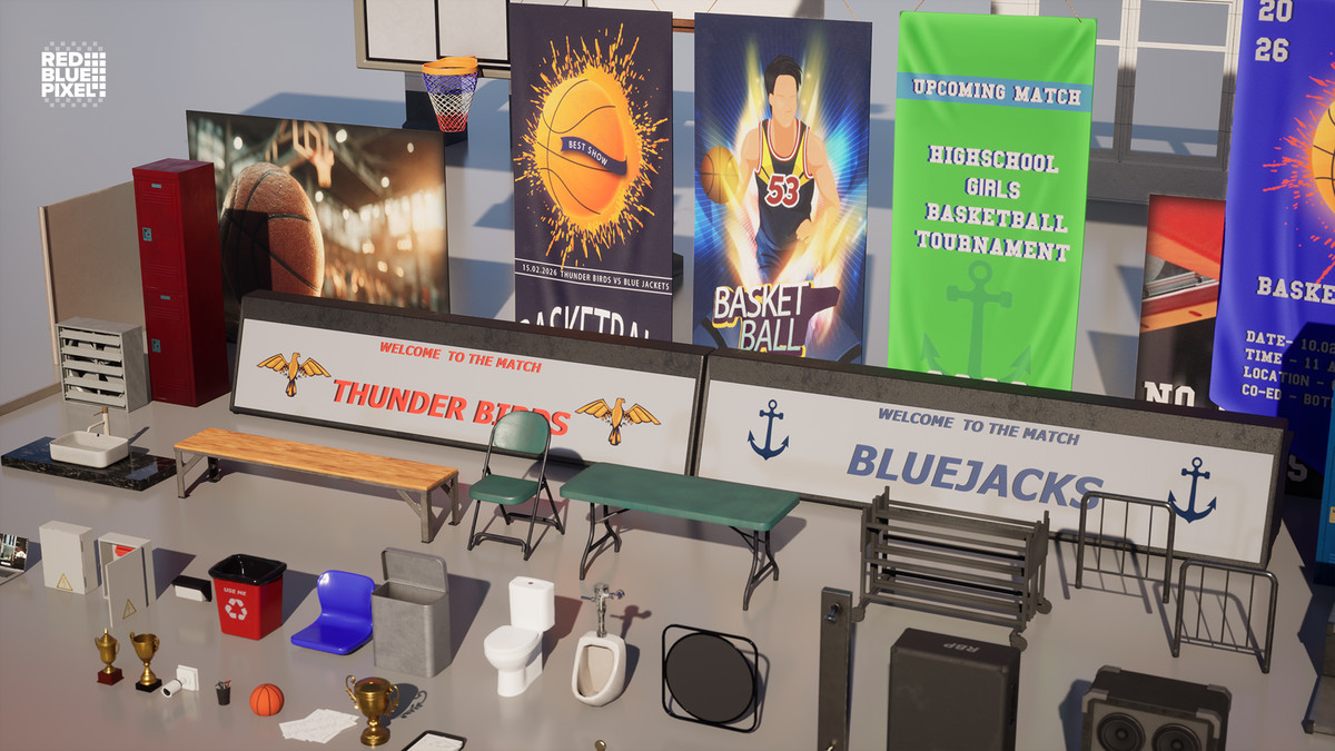 Indoor Basketball Arena